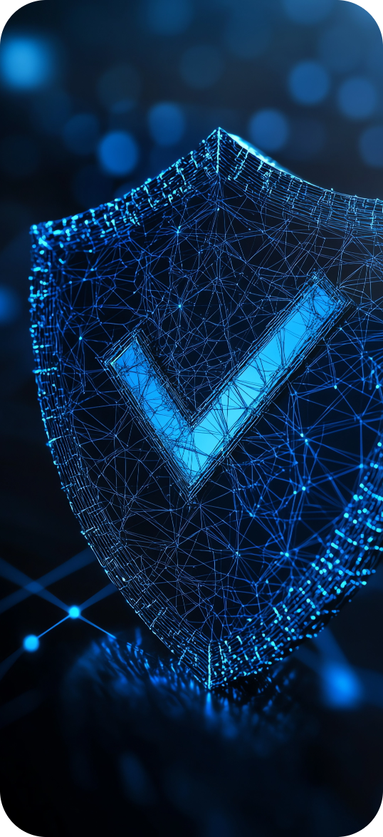 blue-digital-shield-with-checkmark-inside-representing-security-protection